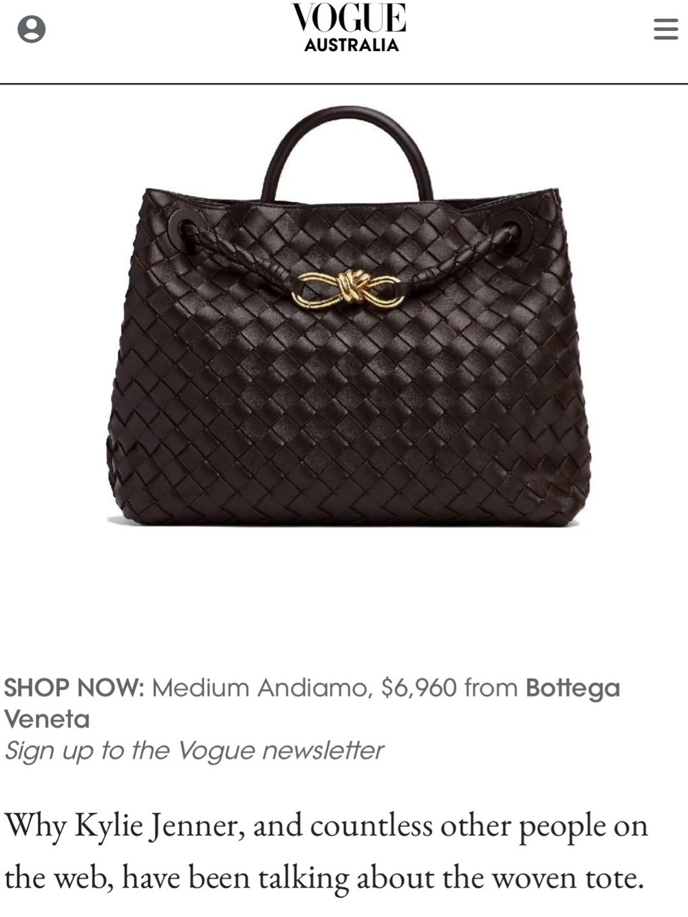 BOTTEGA VENETA East West Andiamo silver hardware brand new intricato - Picture 1 of 16